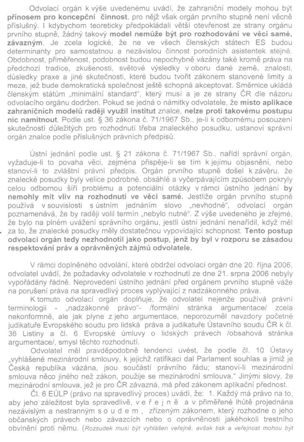 Rozhodnutí MZČR - 16. strana Rozhodnutí MZČR - 16. strana