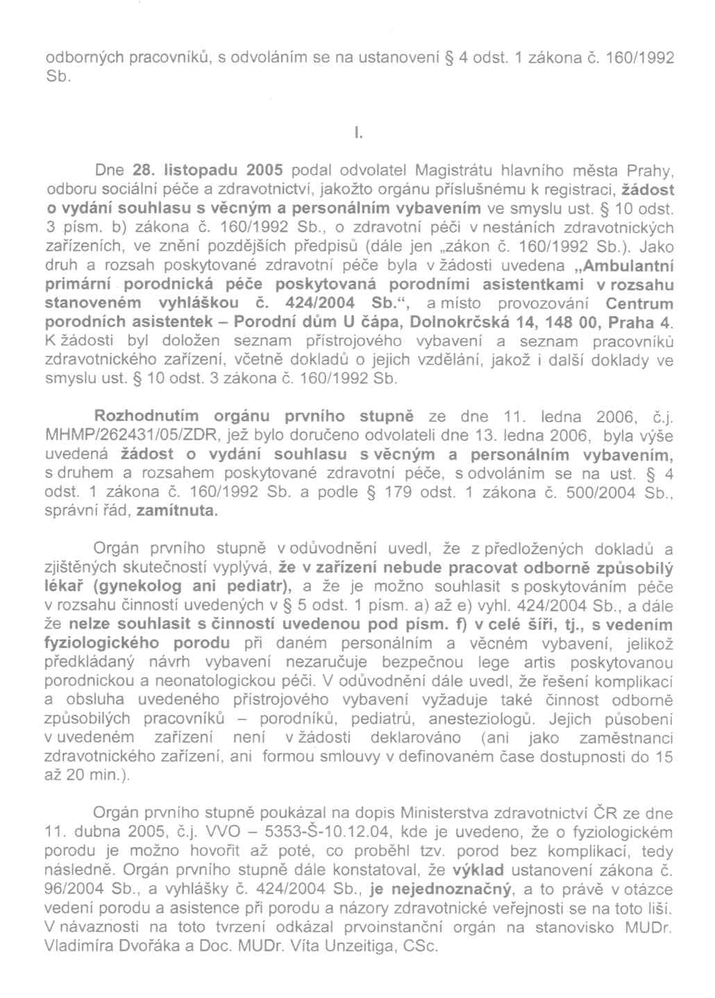 Rozhodnutí MZČR - 2. strana Rozhodnutí MZČR - 2. strana