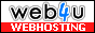 Internetové stránky webhostingové společnosti WEB4U
